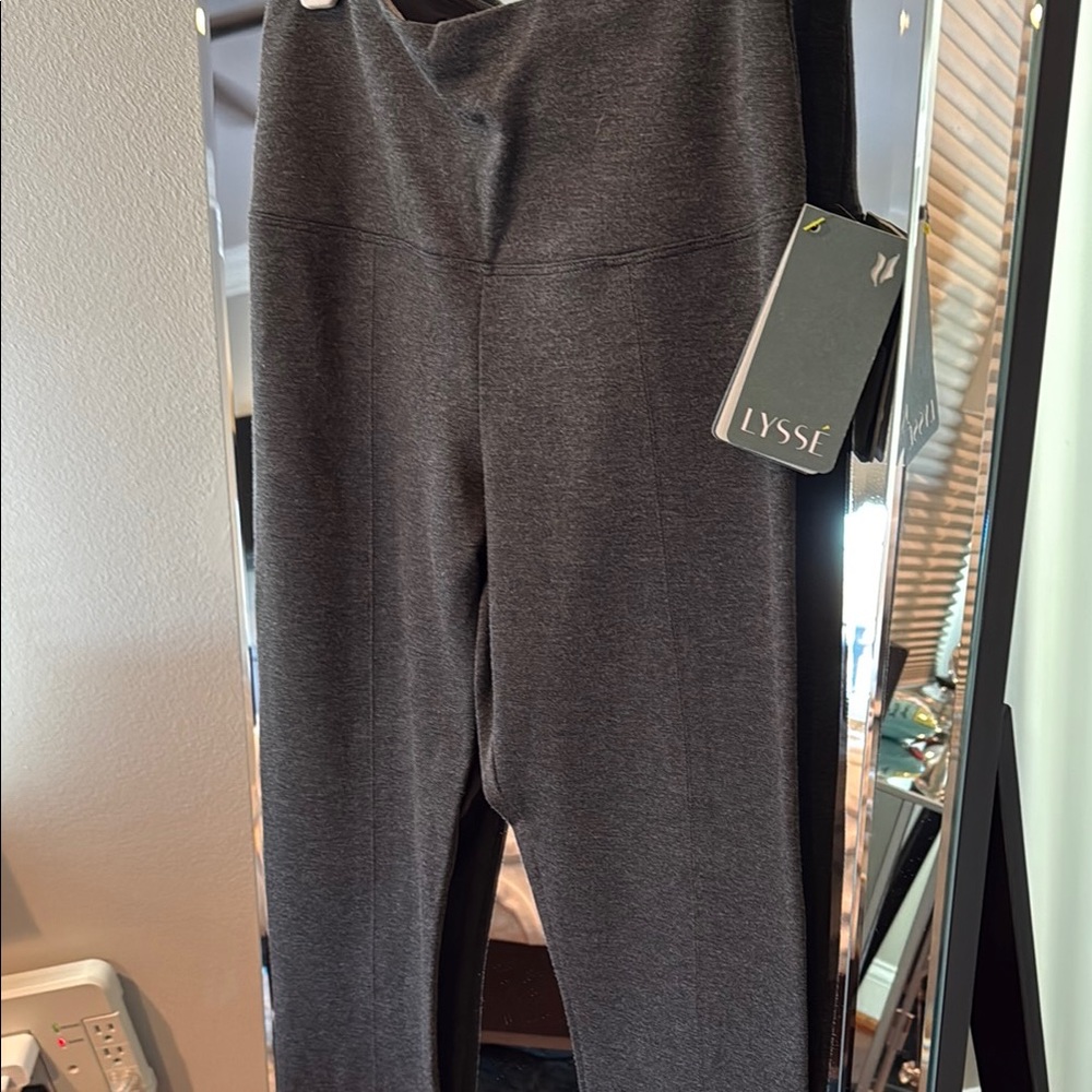Lysse Women's Heather Gray Pants NWT - Picture 3 of 4
